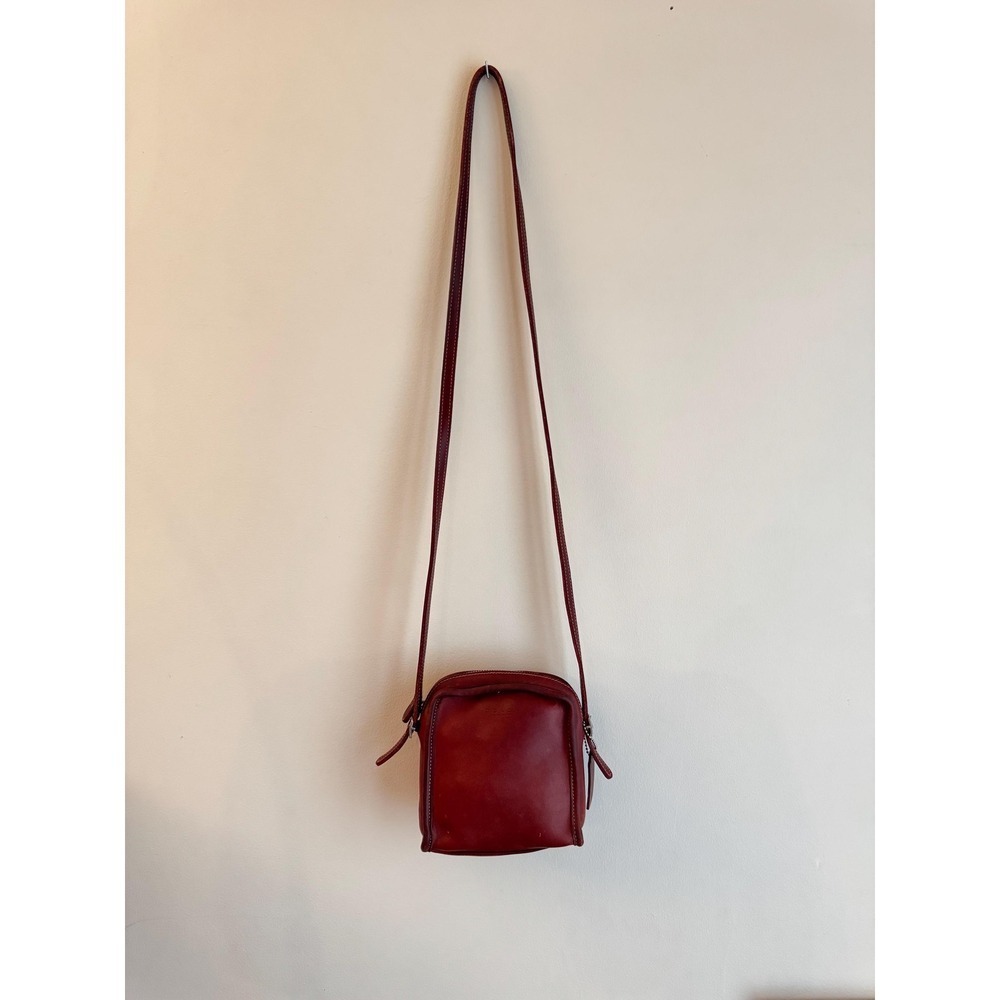 Vintage Burgundy Coach Bellini 9139 Shoulder Bag - Picture 3 of 11
